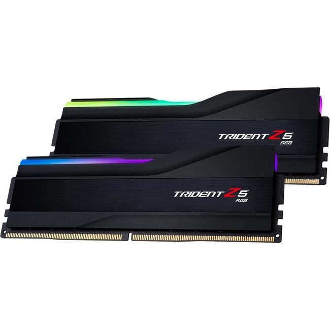 G.SKILL Trident Z5 RGB RAM Module for Server, Desktop PC, Motherboard - 64 GB (2 x 32GB) - DDR5-5600/PC5-44800 DDR5 SDRAM - 5600 MHz - CL36 - 1.25 V G.SKILL Trident Z5 RGB RAM Module for Server, Desktop PC, Motherboard - 64 GB (2 x 32GB) - DDR5-5600/PC5-44800 DDR5 SDRAM - 5600 MHz - CL36 - 1.25 V
